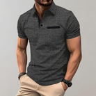 Jack | Modern Textured Contrast Polo Shirt - Valereo