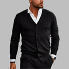 Jack | Refined Knit V-Neck Cardigan - Valereo