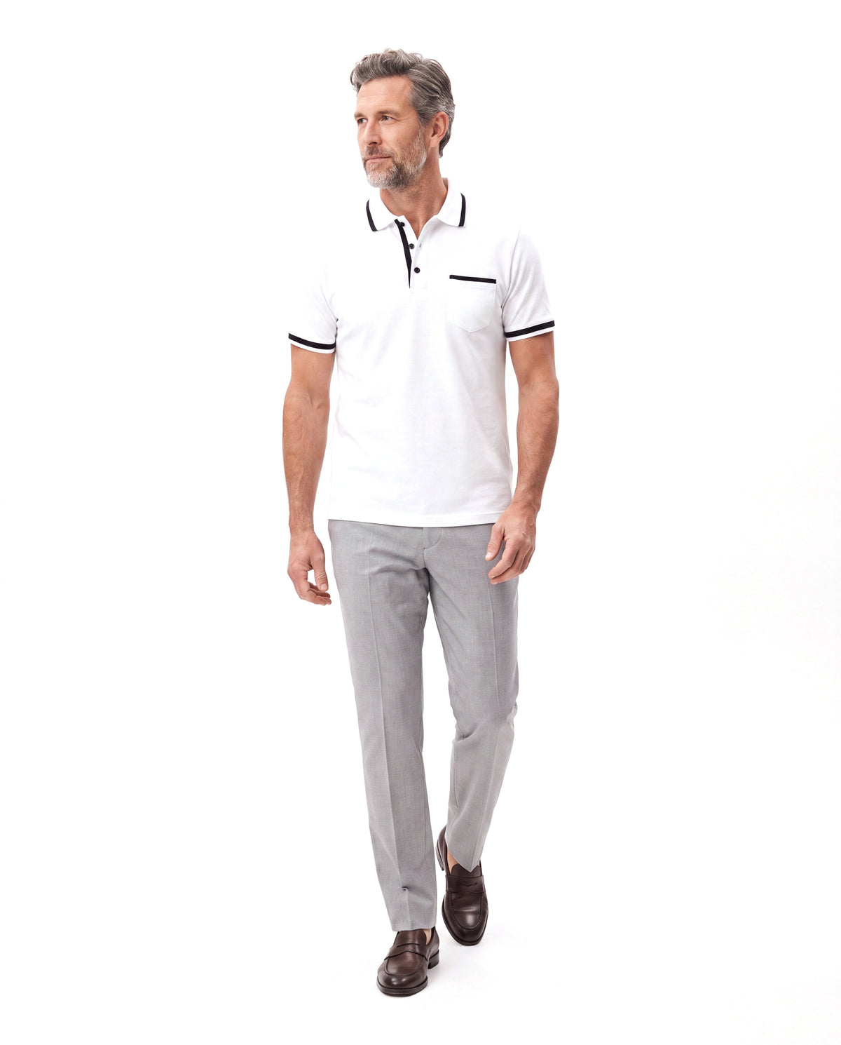 Jack | Refined Tipped Cotton Polo - Valereo