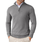 James | Classic Quarter-Zip Knit Sweater - Valereo