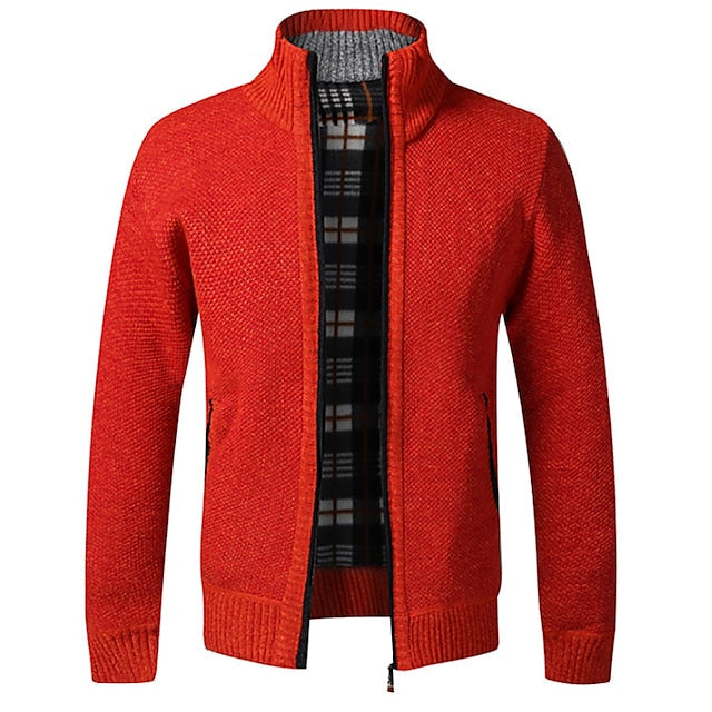 James | Cozy Knit Zip Cardigan - Valereo