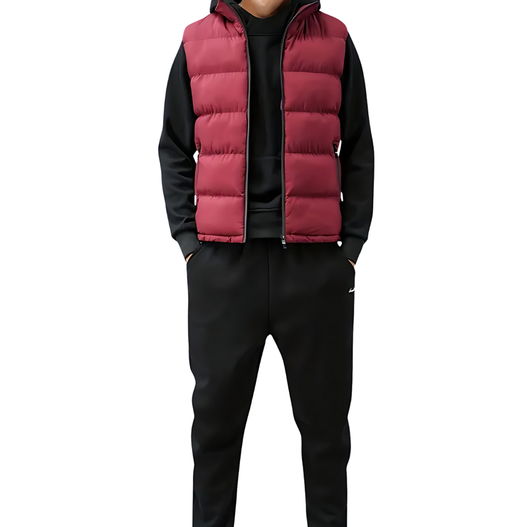 James | Modern Quilted Puffer Vest - Valereo