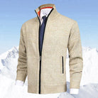 James | Refined Full-Zip Knit Cardigan - Valereo