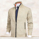 James | Refined Full-Zip Knit Cardigan - Valereo