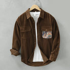 Jason | Casual Corduroy Contrast-Pocket Shirt - Valereo