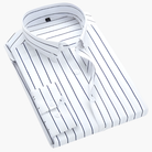 Jason | Refined Striped Button-Up Shirt - Valereo