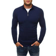 Men's Quarter Zip Sweater Slim Fit