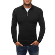 Men's Quarter Zip Sweater Slim Fit