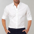 Men's Wrinkle-Free Button-Down Shirt Slim Fit