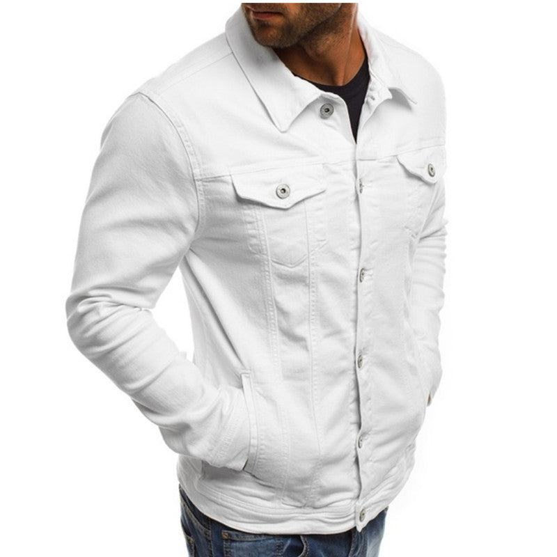 Jermaine | Casual Denim Trucker Jacket - Valereo
