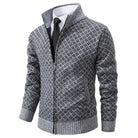 Jermaine | Cozy Diamond Knit Cardigan - Valereo