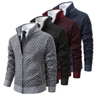 Jermaine | Cozy Diamond Knit Cardigan - Valereo
