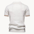 Jermaine | Refined Ribbed Zip Polo Shirt - Valereo
