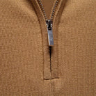 Jermaine | Refined Ribbed Zip Polo Shirt - Valereo