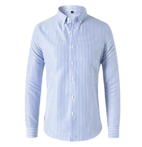 Jermaine | Refined Striped Button-Down Shirt - Valereo