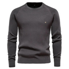 Jermaine | Stylish Waffle Knit Sweater - Valereo