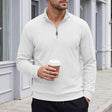 Nathaniel | Refined Textured Quarter-Zip Sweater