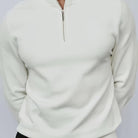 Julian | Modern Quarter-Zip Ribbed Sweater - Valereo
