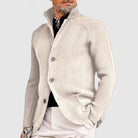 Julian | Refined Stand Collar Knit Cardigan - Valereo
