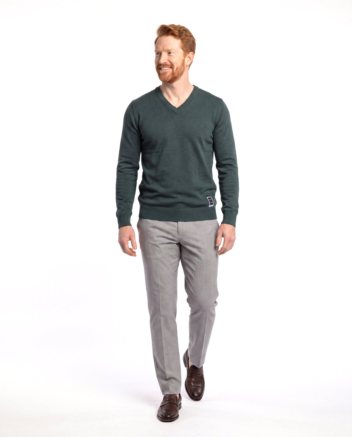 Julian | Refined V-Neck Knit Sweater - Valereo
