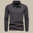 Men's Long Sleeve Polo Shirt Classic Fit
