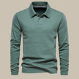 Men's Long Sleeve Polo Shirt Classic Fit