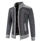 Lucas | Modern Fleece-Lined Knit Cardigan - Valereo