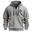 Men's Quarter Zip Hoodie Cargo Pockets