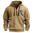 Men's Quarter Zip Hoodie Cargo Pockets