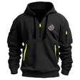 Men's Quarter Zip Hoodie Cargo Pockets