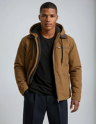 Marcus | Casual Sherpa-Lined Hooded Jacket - Valereo