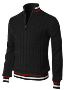 Marcus | Classic Cable Knit Quarter-Zip Sweater - Valereo