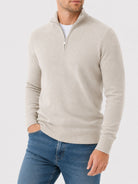 Marcus | Refined Quarter-Zip Sweater - Valereo