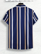 Marcus | Stylish Vertical Striped Shirt - Valereo