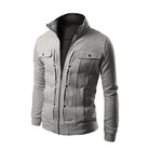 Marcus | Stylish Zip-Front Stand Collar Jacket - Valereo