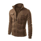 Marcus | Stylish Zip-Front Stand Collar Jacket - Valereo
