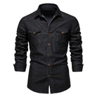 Mason | Casual Denim Button-Up Shirt - Valereo