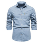 Mason | Casual Denim Button-Up Shirt - Valereo