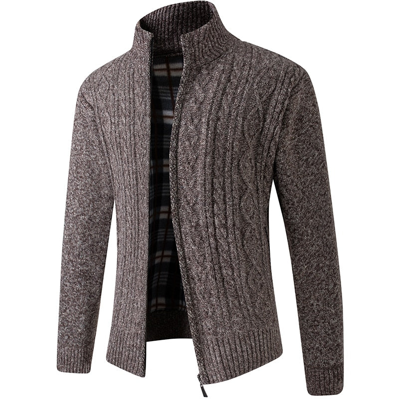 Mason | Cozy Cable-Knit Zip Cardigan - Valereo