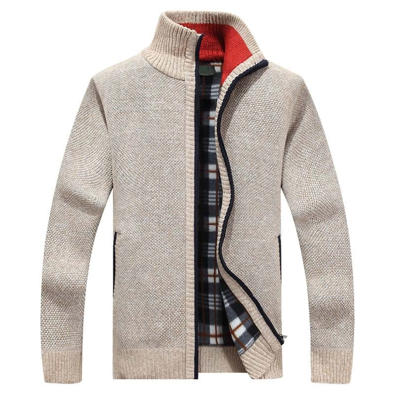 Mason | Cozy Cable-Knit Zip Cardigan - Valereo