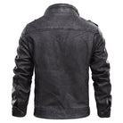 Mason | Modern Leather Biker Jacket - Valereo