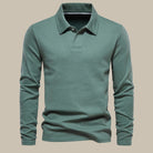 Mason | Relaxed Piqué Long-Sleeve Polo - Valereo