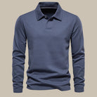 Mason | Relaxed Piqué Long-Sleeve Polo - Valereo