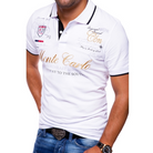 Matthew | Casual Embroidered Cotton Polo Shirt - Valereo
