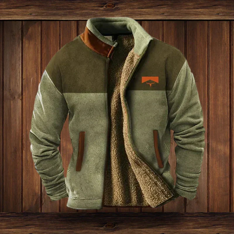 Matthew | Casual Western Sherpa Jacket - Valereo