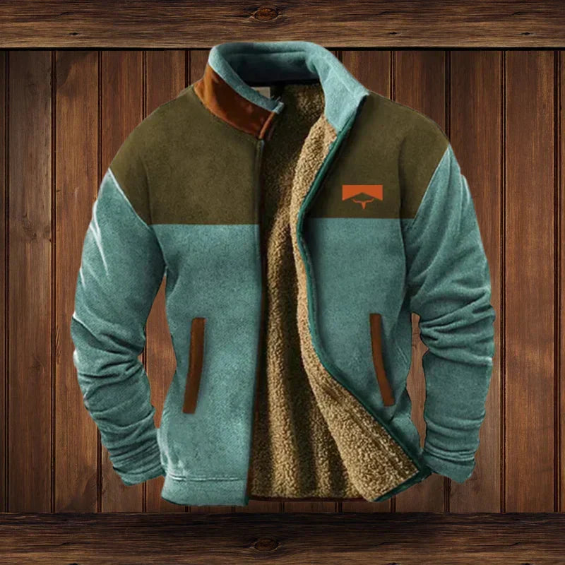 Matthew | Casual Western Sherpa Jacket - Valereo