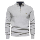Matthew | Classic Quarter-Zip Ribbed Sweater - Valereo