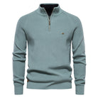 Matthew | Classic Quarter-Zip Ribbed Sweater - Valereo