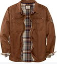 Daniel | Casual Flannel-Lined Canvas Shacket