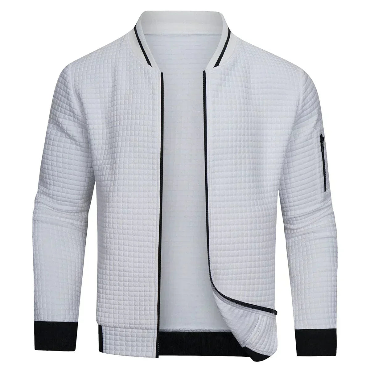Michael | Modern Quilted Bomber Jacket - Valereo